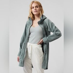 ATHLETA Drip Drop Jacket, Minimalistic Grey, Size S